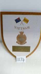 Plaque, Aust Army Catering Corps Vietnam