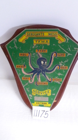Plaque, Sergants Mess TFMA Service Vietnam