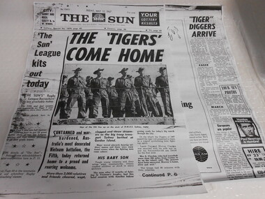 Article - Article, Clipping, The Tigers come home