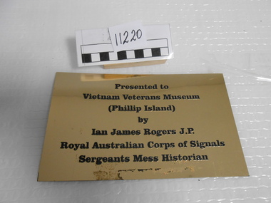 Plaque