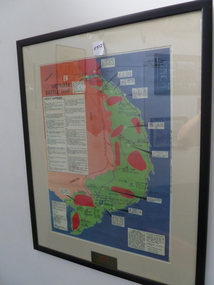 Map, Vietnam Battle Map, May 1, 1968