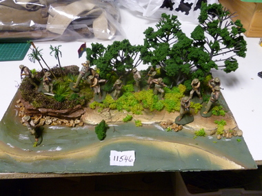 Model - Diorama, Battle Scene