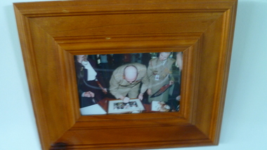 Photograph, General Cosgrove Signing Photograph