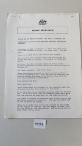 Document, Speech by PM the Hon P.J. Keating MP, 3/10/1992 12:00:00 AM