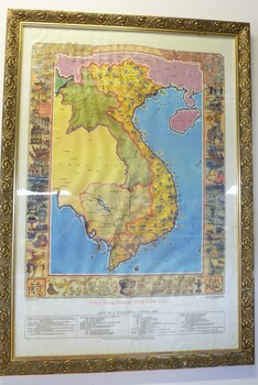 A Vietnam Giang Son Gam Voc. Map