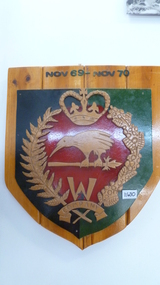 Plaque, W3 Company, 1969 - 1970