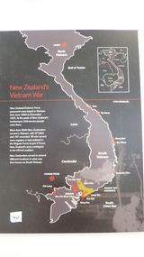Map, New Zealand's Vietnam's War