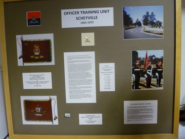 Poster - Poster, Information Board, Officer Training Unit Scheyville 1965-1973