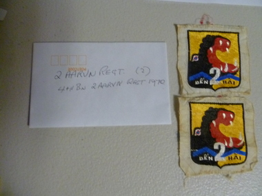 Uniform - Uniform, ARVN, Cloth Badge, 1970