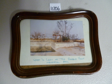 Photograph, What Is Left Of the Harold Holt Memorial Pool