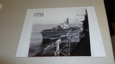 Photograph, HMAS Sydney refuelling HMAS Duchess