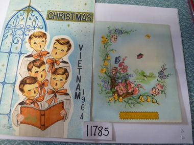 Card, Christmas Vietnam 1964