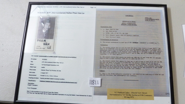 Photograph, V.C.Political Cadre - PHAM VAN THAO