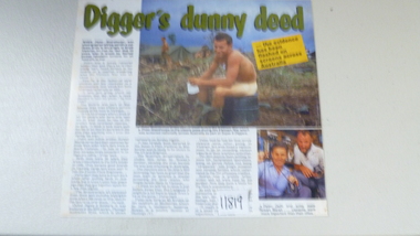 Photograph, Digger's Dunny Deed