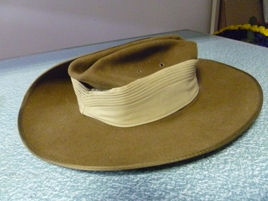 Army issue slouch hat.
