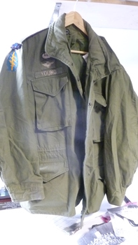American field jacket owned by Peter Raymond Young