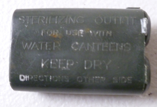 Equipment, Army Sterilizing Kit