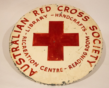 Sign - Australian Red Cross Society Sign