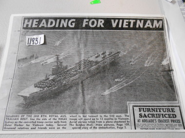 Article - Article, Clipping, Article, Clipping, Heading for Vietnam
