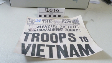 Article - Article, Clipping, Troops to Vietnam