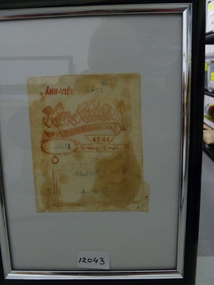 Document, Framed Envelope Anh Vien