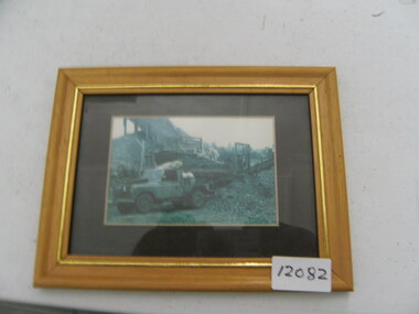 Photograph, Landrover At Batching Plant