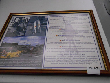 photograph, No 9 AQN RAAF Bushranger Gunship Ammunition