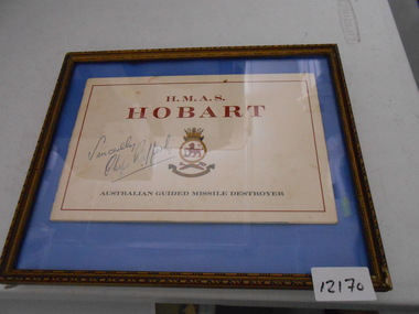 Booklet - Autographed booklet, H.M.A.S.Hobart: Australian Guided Missile Destroyer