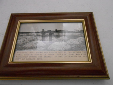 Photograph, HUE Civilians Final Resting Places, 1968