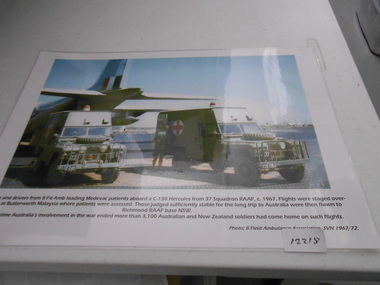 Photograph, Loading Medivac Onto C - 130 Hercules, 1967