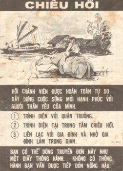 Chinh Pur Cam Ket Moi Hoi Chanh Vien Se Duoc - The Government Promises That Each Rallier Will Receive