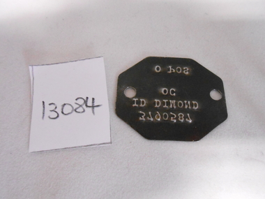 Equipment - Equipment, Army, Dog Tag