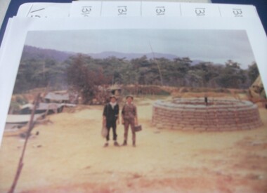 Photograph, Interior of fort at Ngok Tavak looking NW, 1/05/1968 12:00:00 AM