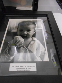 Photograph - Photograph, mounted: Victim of war, Vung Tau Orphan, 1968