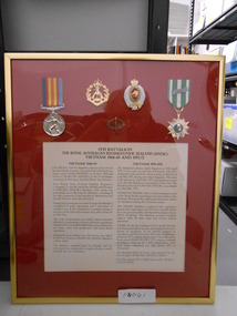 Document, 4th Battalion RAR/NZ (ANZAC) Vietnam