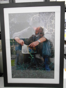 Photograph, Soldier With A Comic