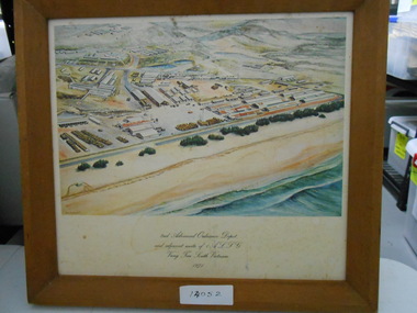 Print, Framed Lithograph, 2nd Advanced Ordinance Depot