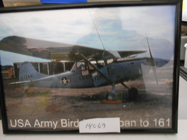 Photograph, US Army Bird Dog Aircraft
