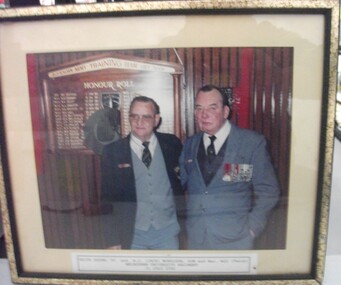 Photograph, Keith Payne VC and E.J. Morrison DCM & Bar, 31/07/1992 12:00:00 AM