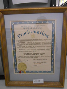 Document, State of New Mexico Governor Proclamation
