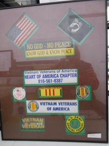 Memorabilia, Framed Patches, Vietnam Veterans Of America