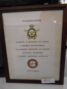 Document, In Memorium