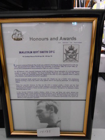 Document, Malcolm Roy Smith DFC