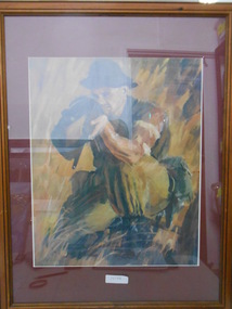 Print, Framed Lithograph, Taking Aim