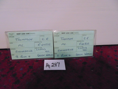 Document, Leave Pass