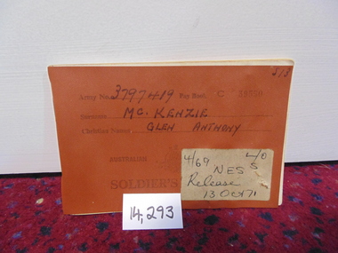 Booklet - Soldiers pay book