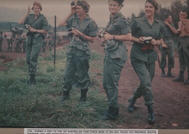 Photograph, Nurses visit 1st ATF Base