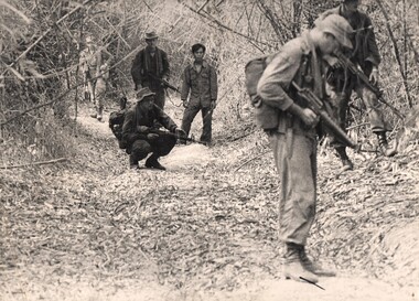 A photograph of TAOR Patrol, Long Binh Operation Federal , 7 Platoon, C Coy 4 RAR/NZ (ANZAC).