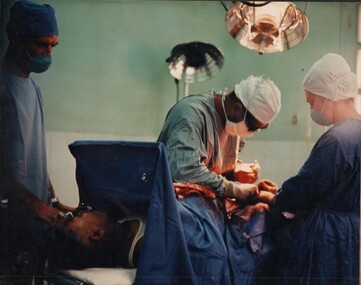 Photograph, Surgical Team At Work