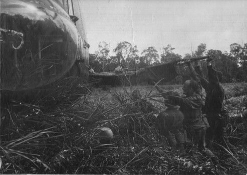 Diggers of 11 Platoon, D Company. 6 RAR/NZ (ANZAC) on Operation Lavarack, North East of the Australian Task Force Base at Nui Dat.